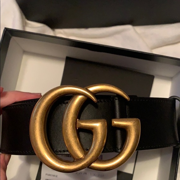 Gucci GG Marmont thick leather belt - Picture 3 of 4